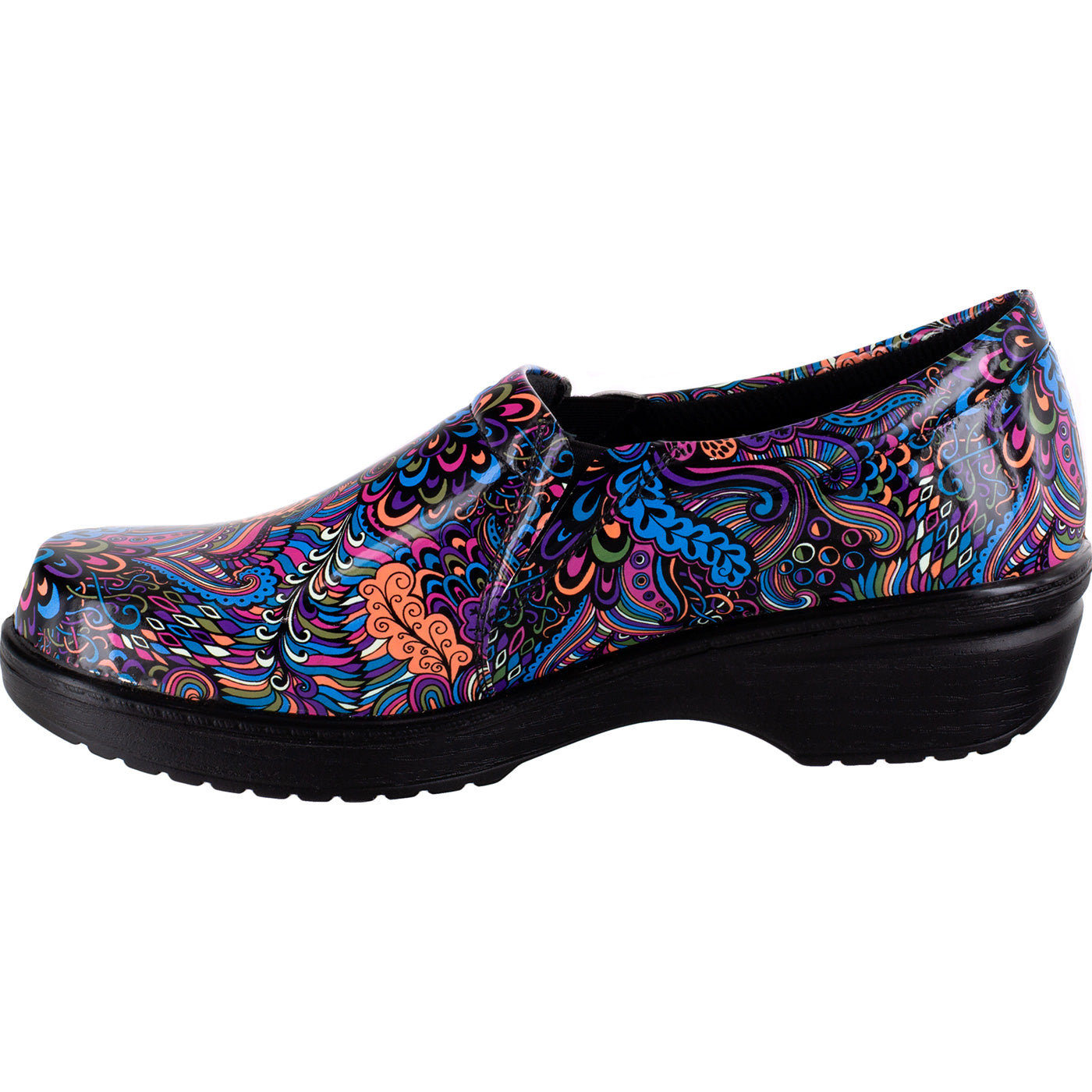 Easy WORKS by Easy Street Tiffany Women's Slip-Resistant Slip-On Work Shoe - profile