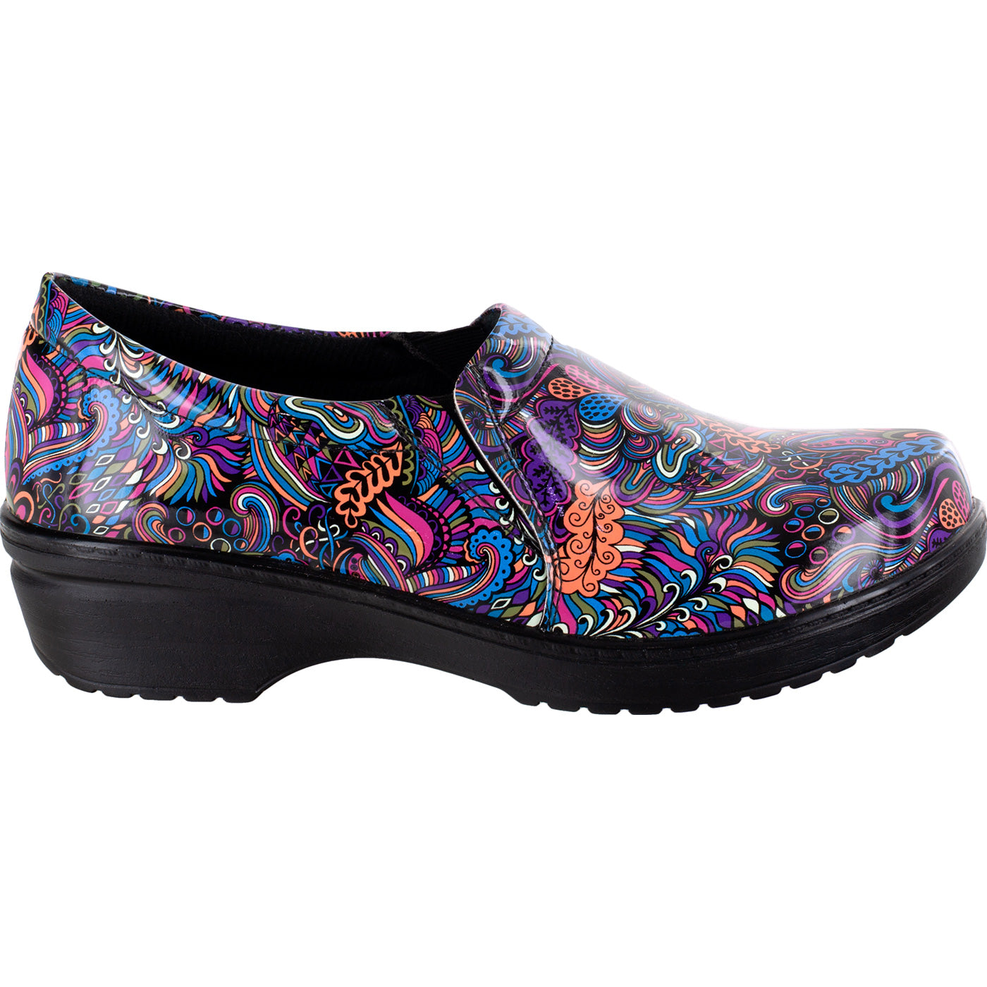 Easy WORKS by Easy Street Tiffany Women's Slip-Resistant Slip-On Work Shoe - profile