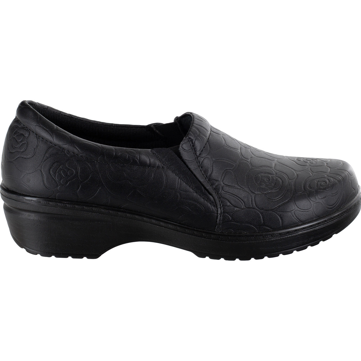 Easy WORKS by Easy Street Tiffany Women's Slip-Resistant Slip-On Work Shoe - profile