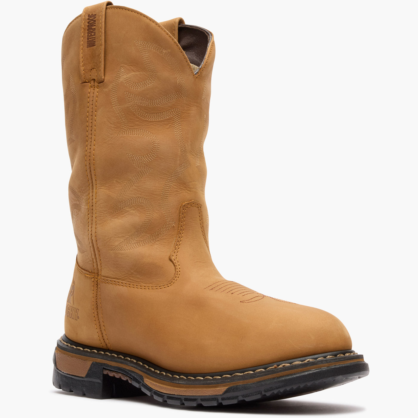 Rocky Original Ride Branson Roper Waterproof Western Boots - main