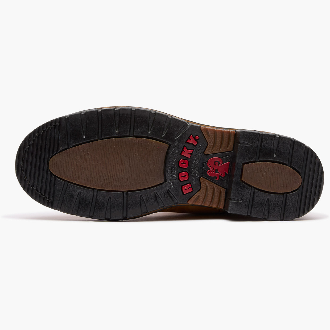 Rocky Original Ride Branson Saddle Roper Waterproof Western Boot - outsole