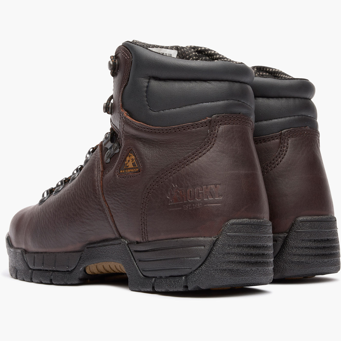 Rocky MobiLite Steel Toe Waterproof Work Boots - doubleheel