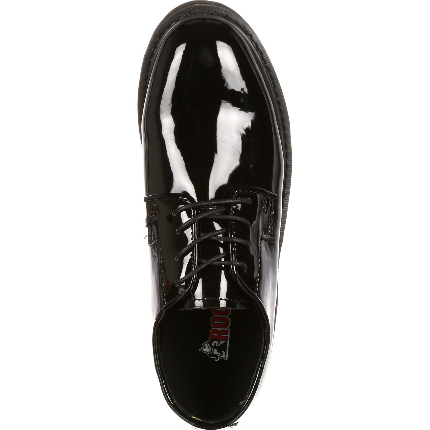 Rocky High-Gloss Dress Leather Oxford Shoe - birdseye