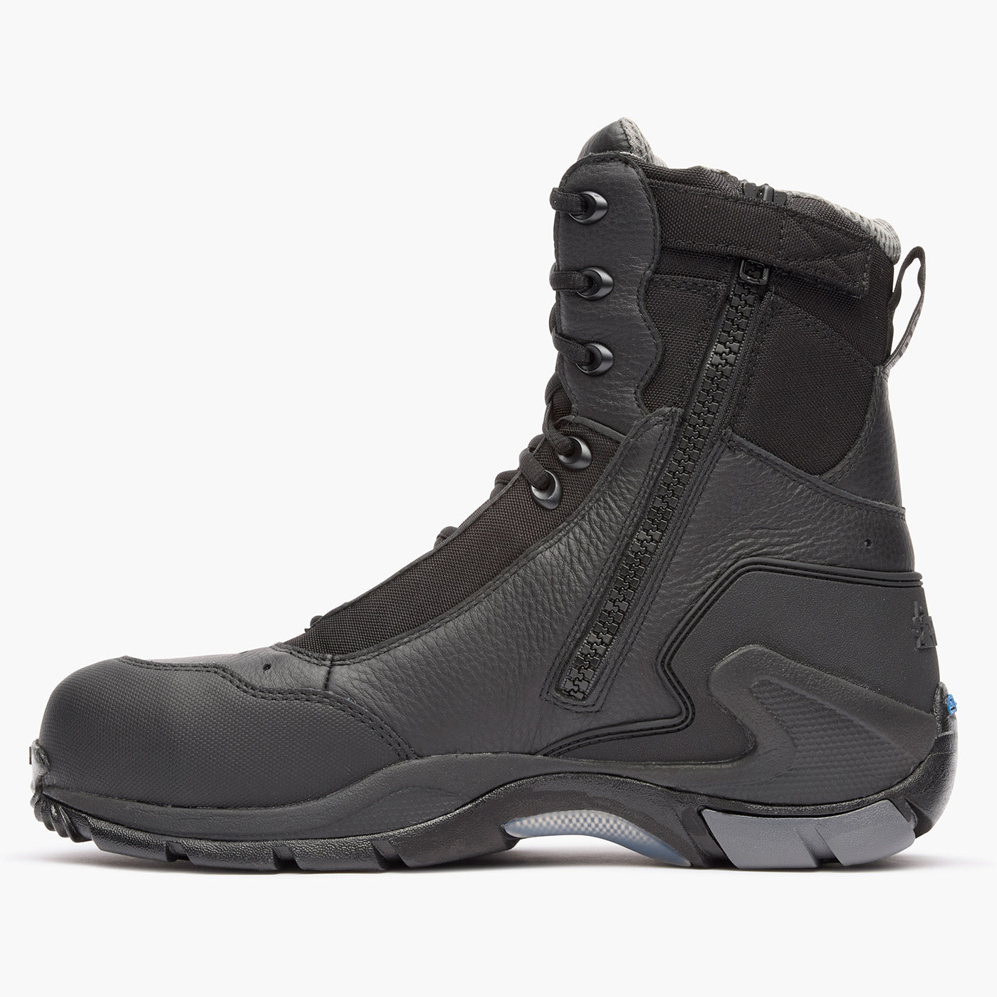 Rocky 1st Med Carbon Fiber Toe Puncture-Resistant Side-Zip Waterproof Public Service Boot - profile