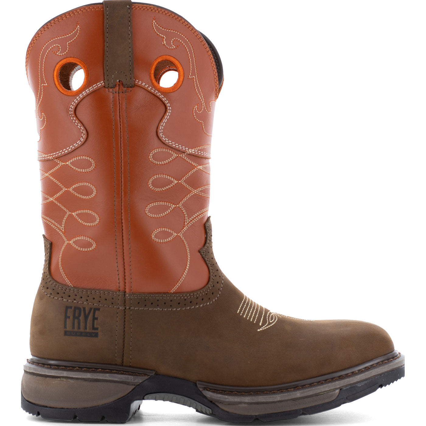 Frye Supply Men's 10-inch Steel Toe Electrical Hazard Western Work Boot - profile