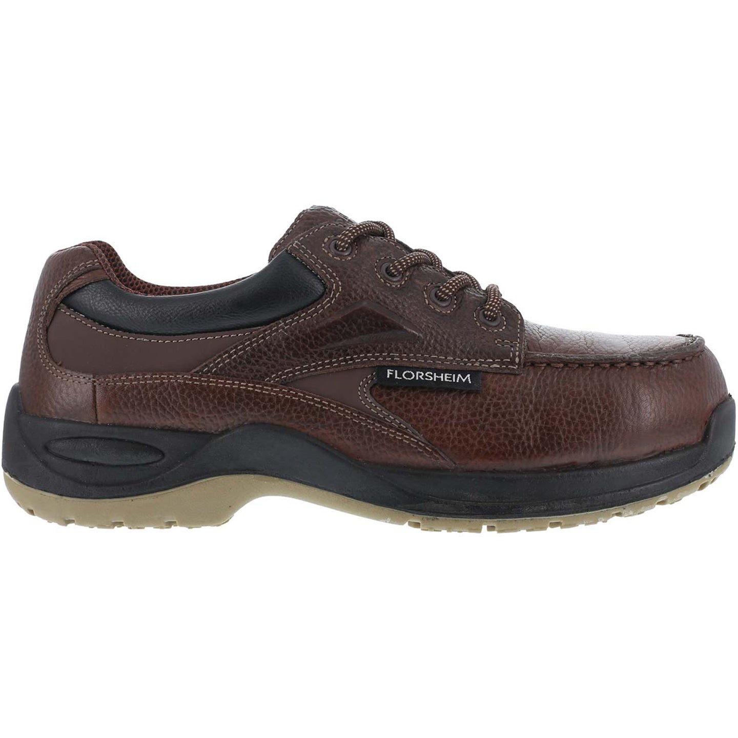 Florsheim Work Rambler Creek Composite Toe Static-Dissipative Work Casual Moc Toe Oxford - profile
