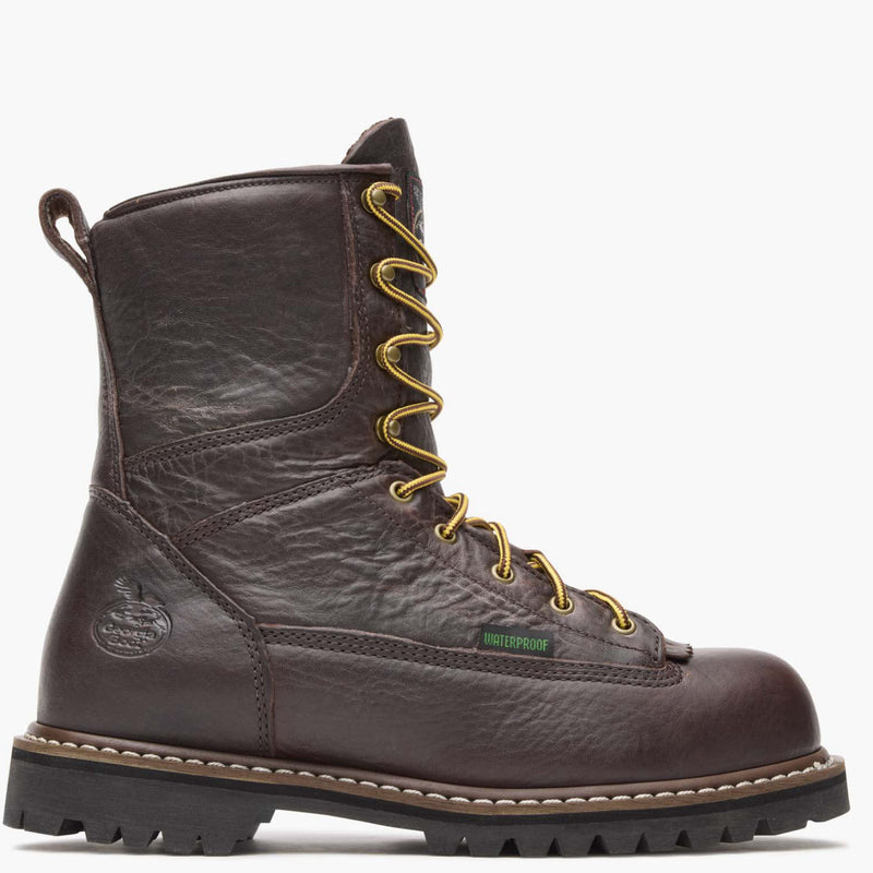 Georgia Boot Steel Toe Waterproof Lace-To-Toe Work Boot - profile