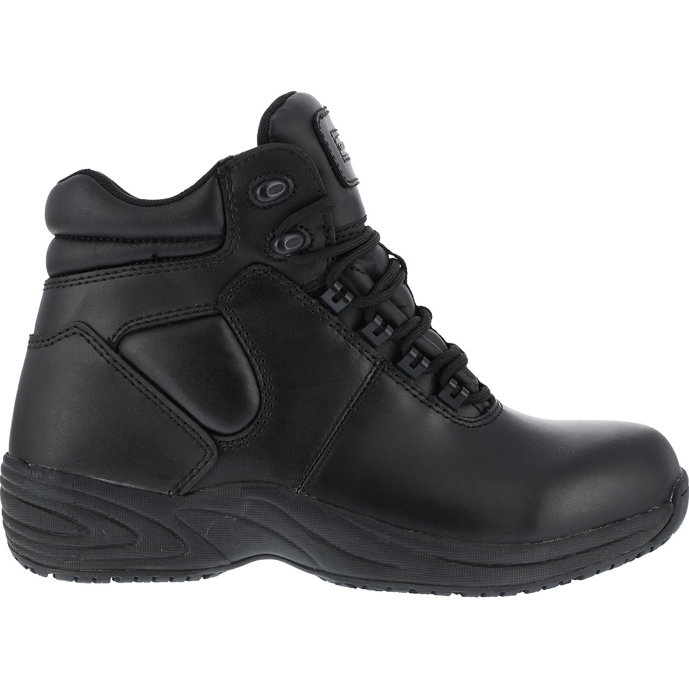 Grabbers Fastener Slip Resistant HiTop Hiker Work Shoe - profile