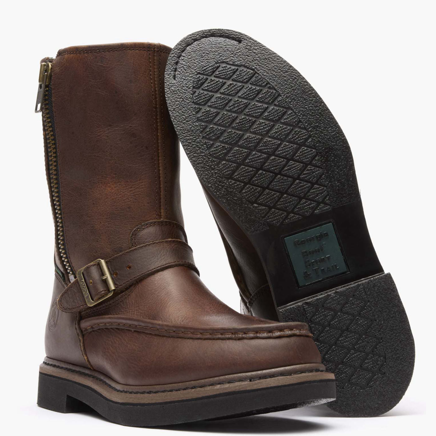Georgia Boot Side Zip Waterproof Work Wellington - outsole