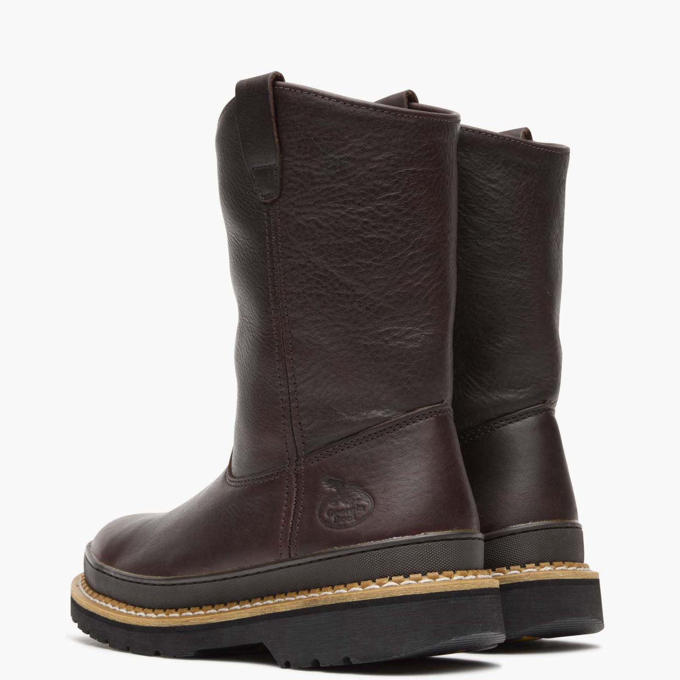 Georgia Giant Steel Toe Pull-On Work Boots - back