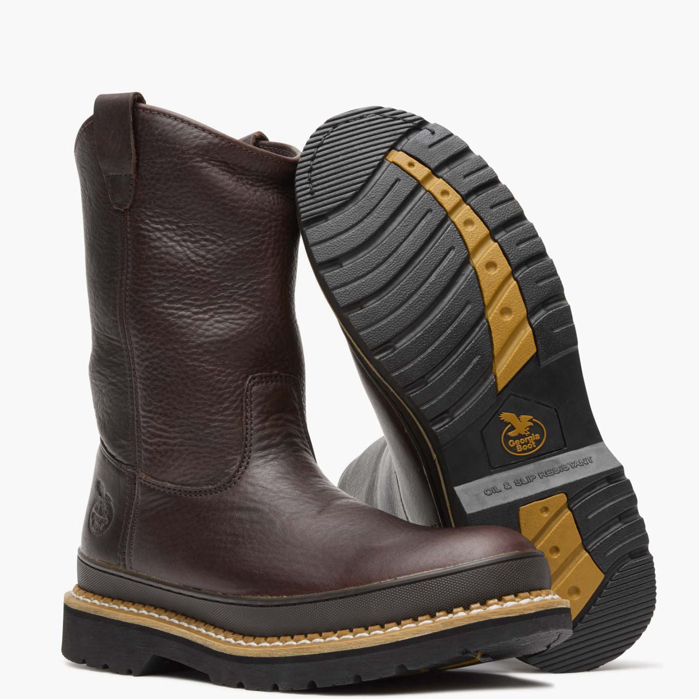 Georgia Giant Steel Toe Pull-On Work Boots - outsole