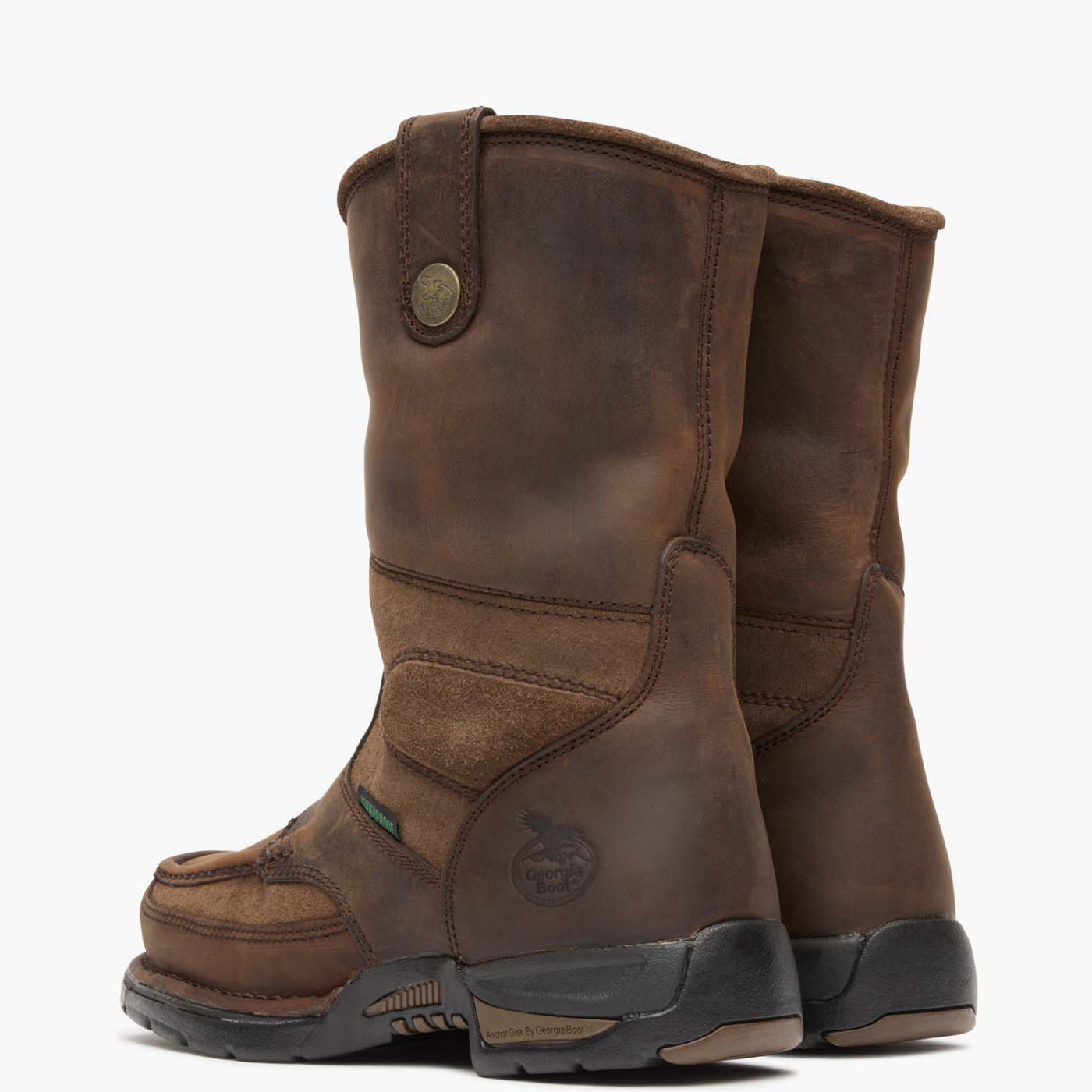 Georgia Athens Waterproof Wellington Work Boot - back