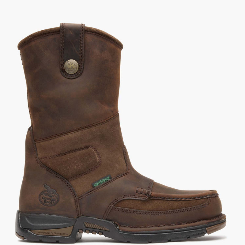 Georgia Athens Waterproof Wellington Work Boot - profile