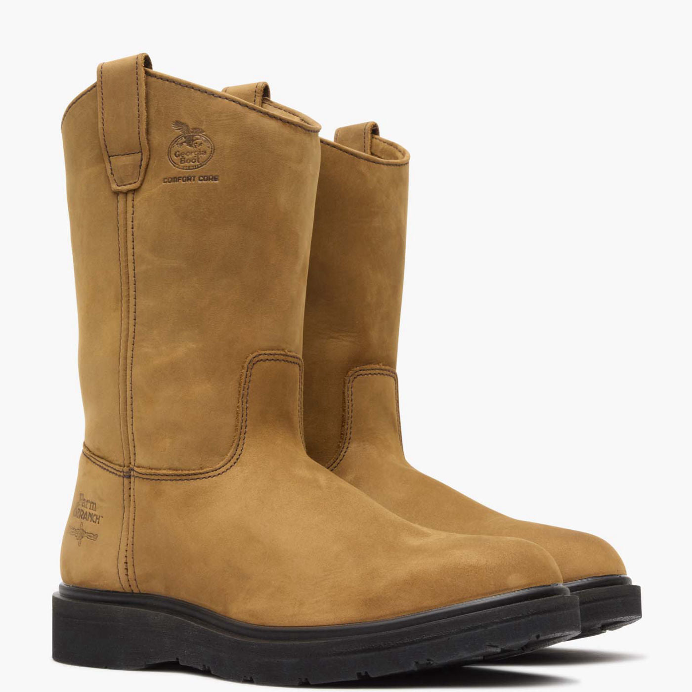 Georgia Boot Farm and Ranch Pull On Work Boot - 12