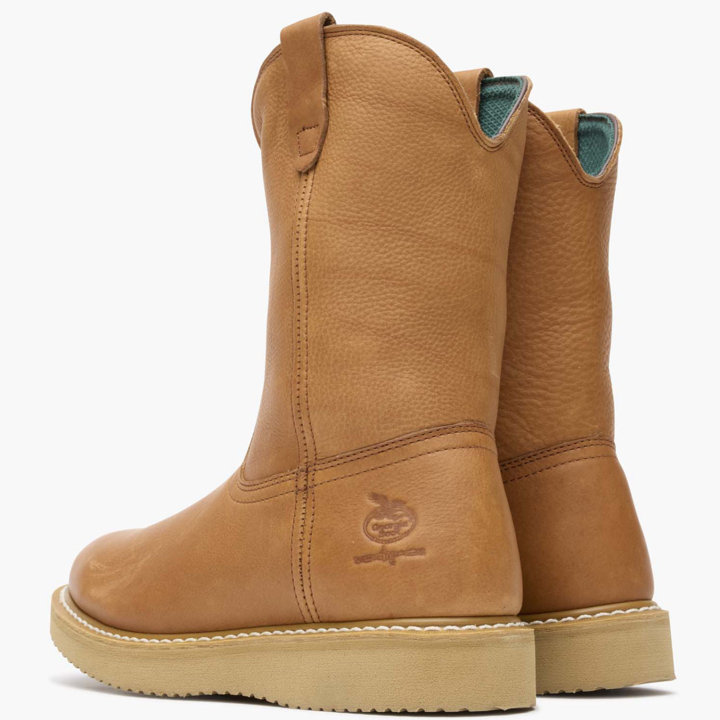 Georgia Boot Wedge Work Wellington - back