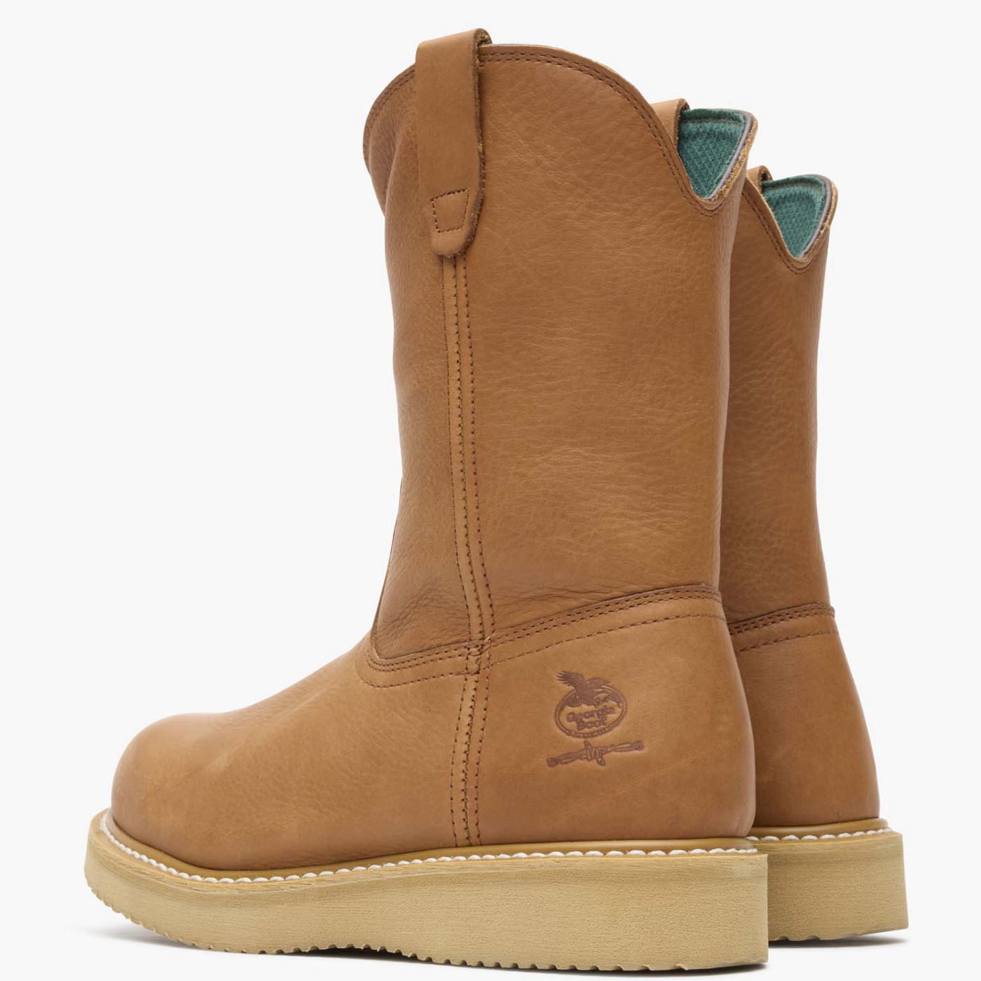 Georgia Boot Wedge Steel Toe Pull On Work Boot - back