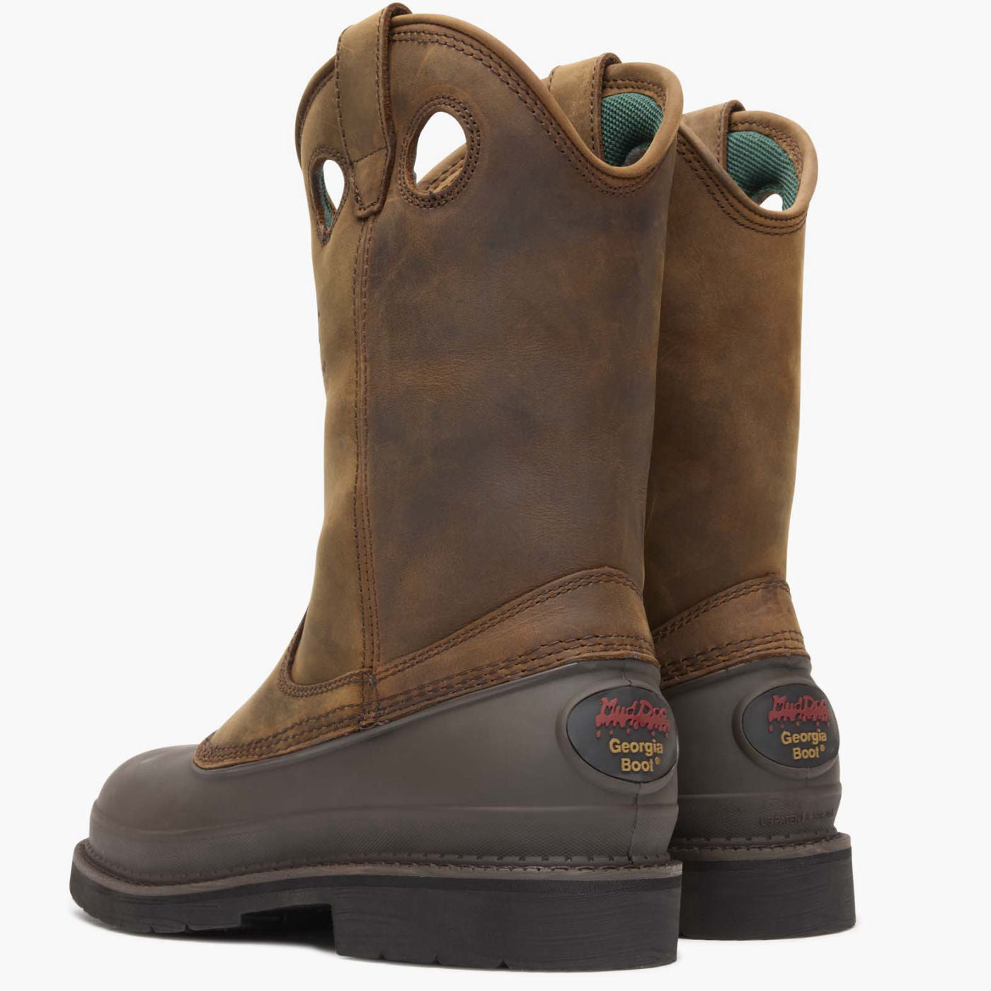 Georgia Boot Muddog Wellington Work Boot - back