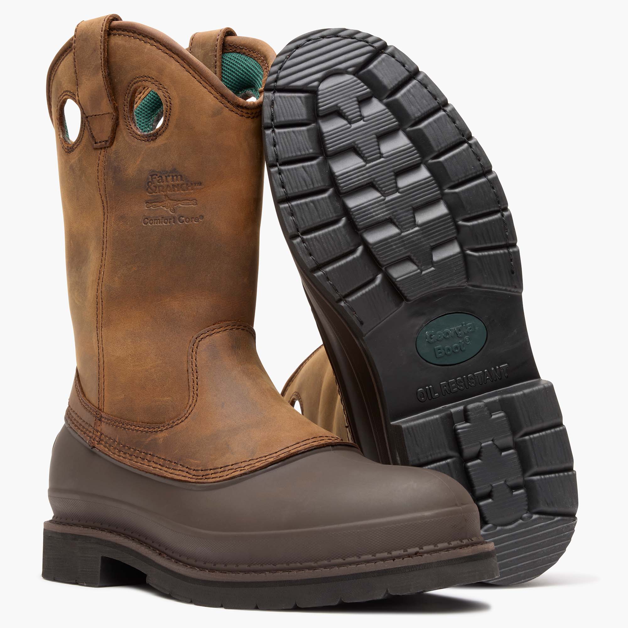 Georgia Boot Muddog Wellington Work Boot