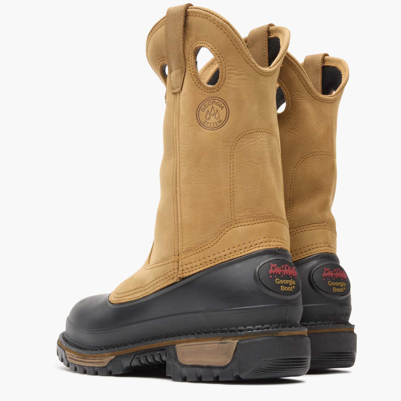 Georgia Boot Muddog Steel Toe Waterproof Wellington
