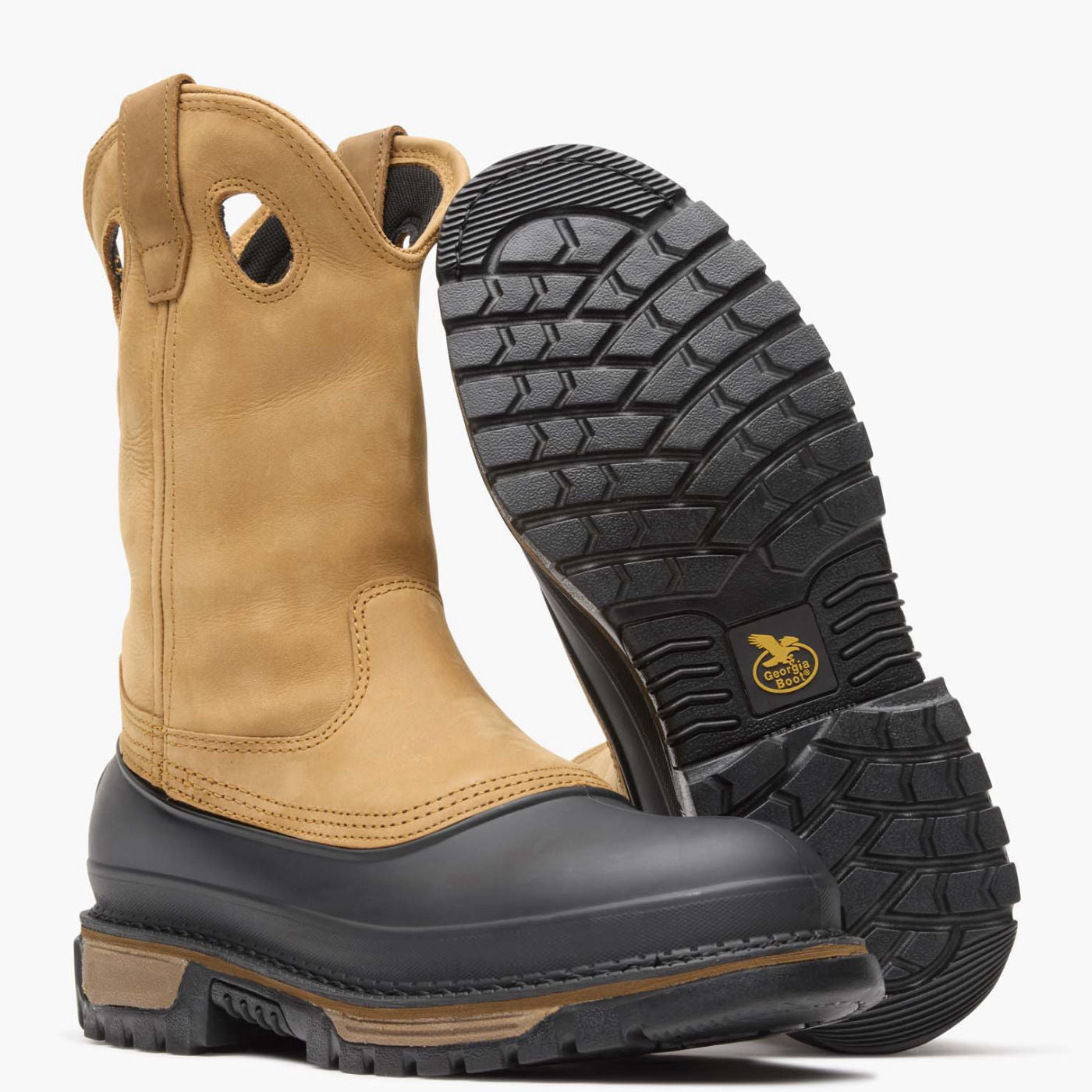 Georgia Boot Muddog Steel Toe Waterproof Wellington