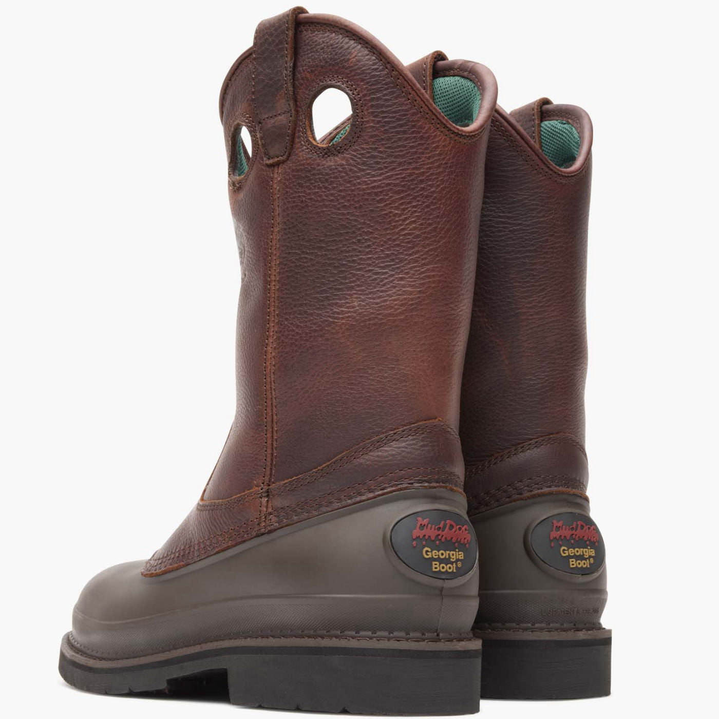 Georgia Boot Muddog Steel Toe Wellington Work Boot