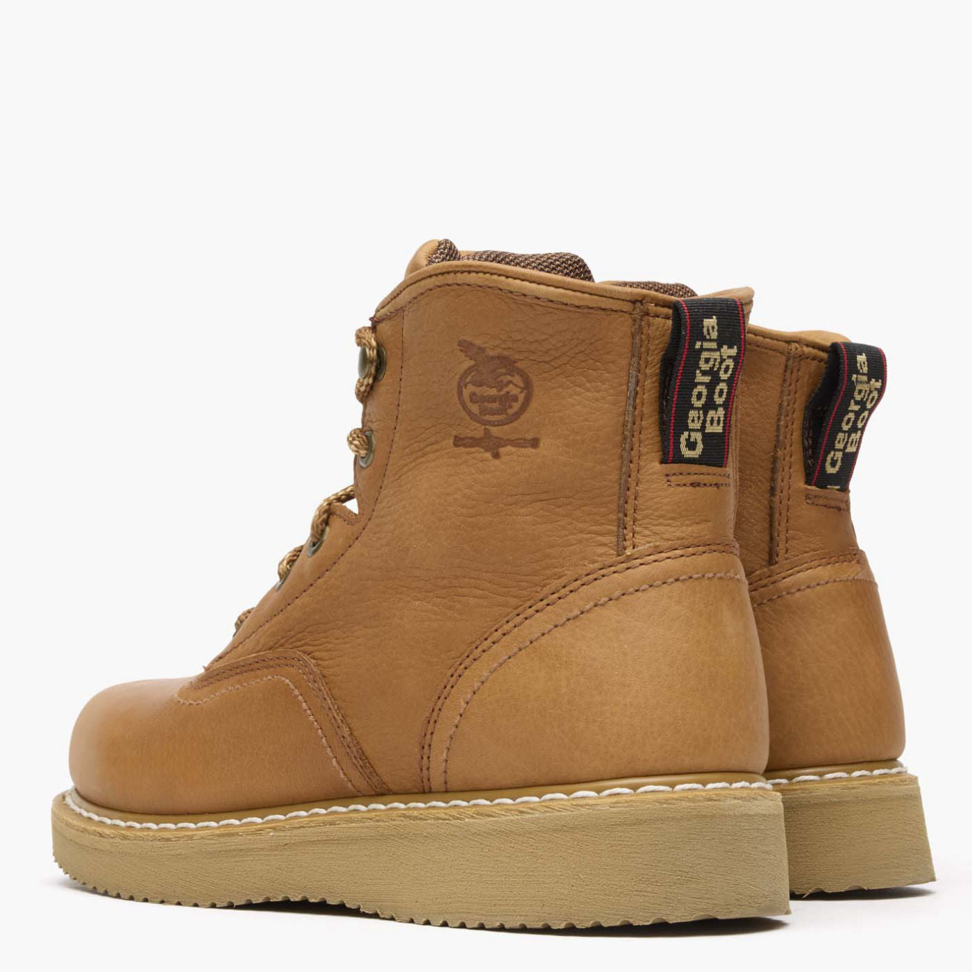 Georgia Boot Oiler Steel Toe Waterproof Work Boot - back