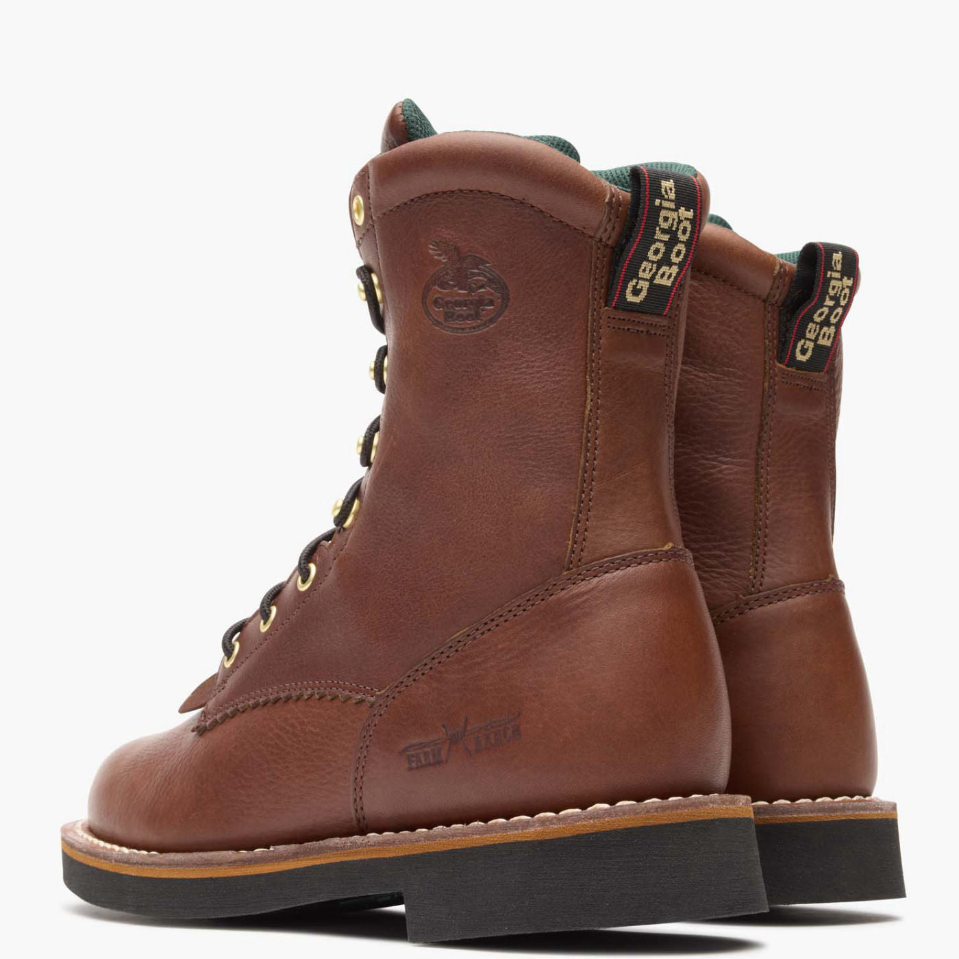 Georgia Boot Farm and Ranch Lacer Work Boot - back