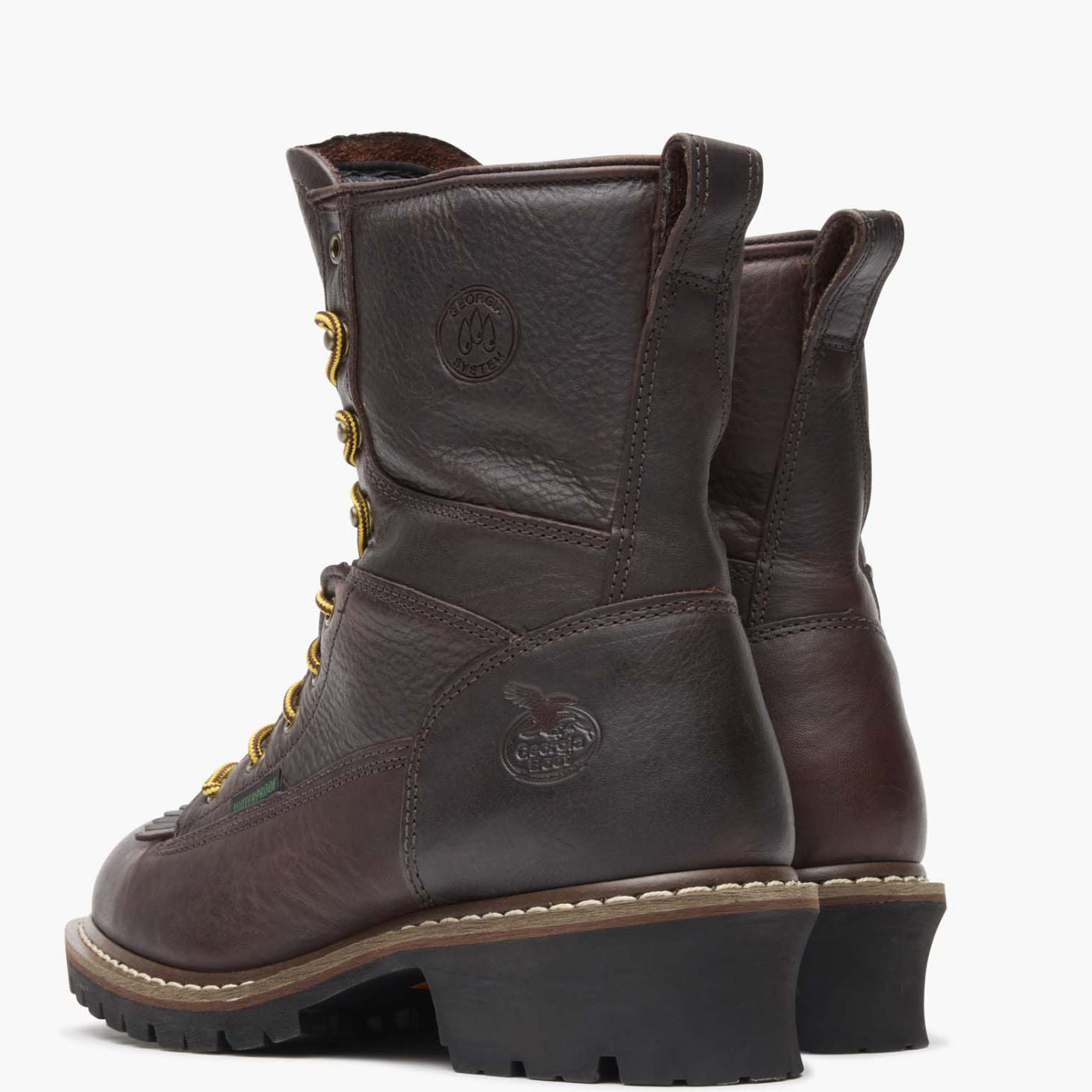 Georgia Boot Waterproof Logger Boot - back