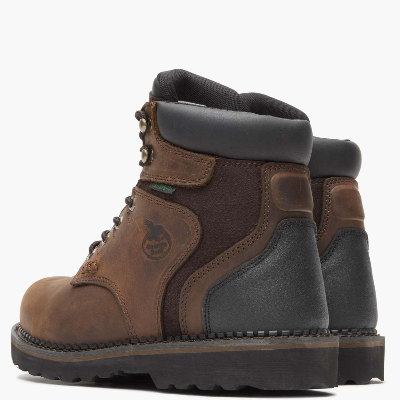 Georgia Boot Steel Toe Waterproof Logger Boot - back