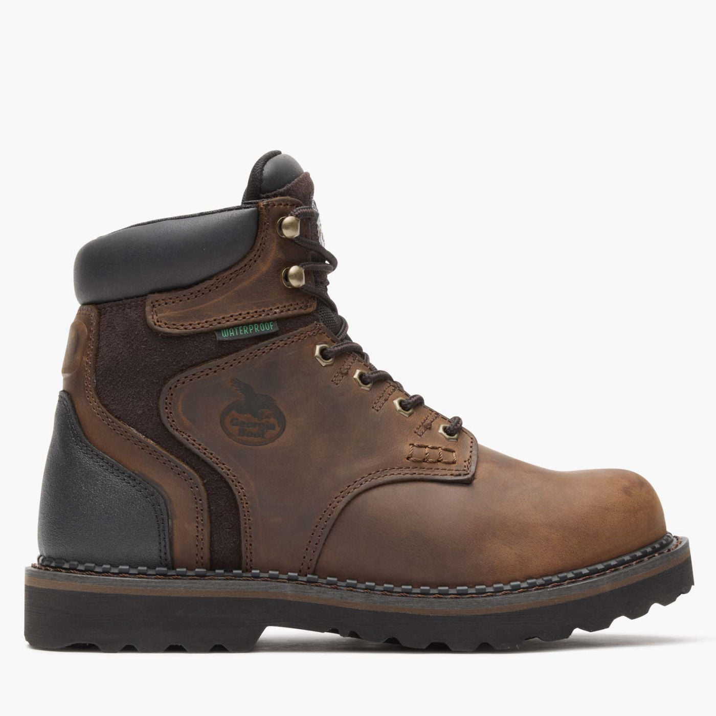 Georgia Boot Steel Toe Waterproof Logger Boot - profile