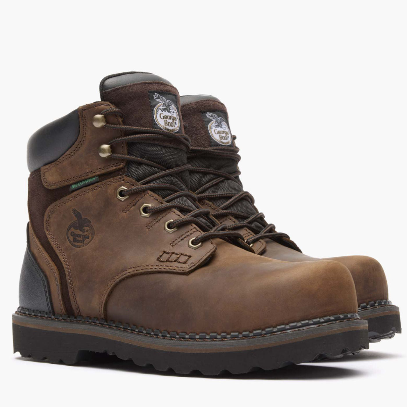 Georgia Boot Brookville Steel Toe Waterproof Work Boot - 12