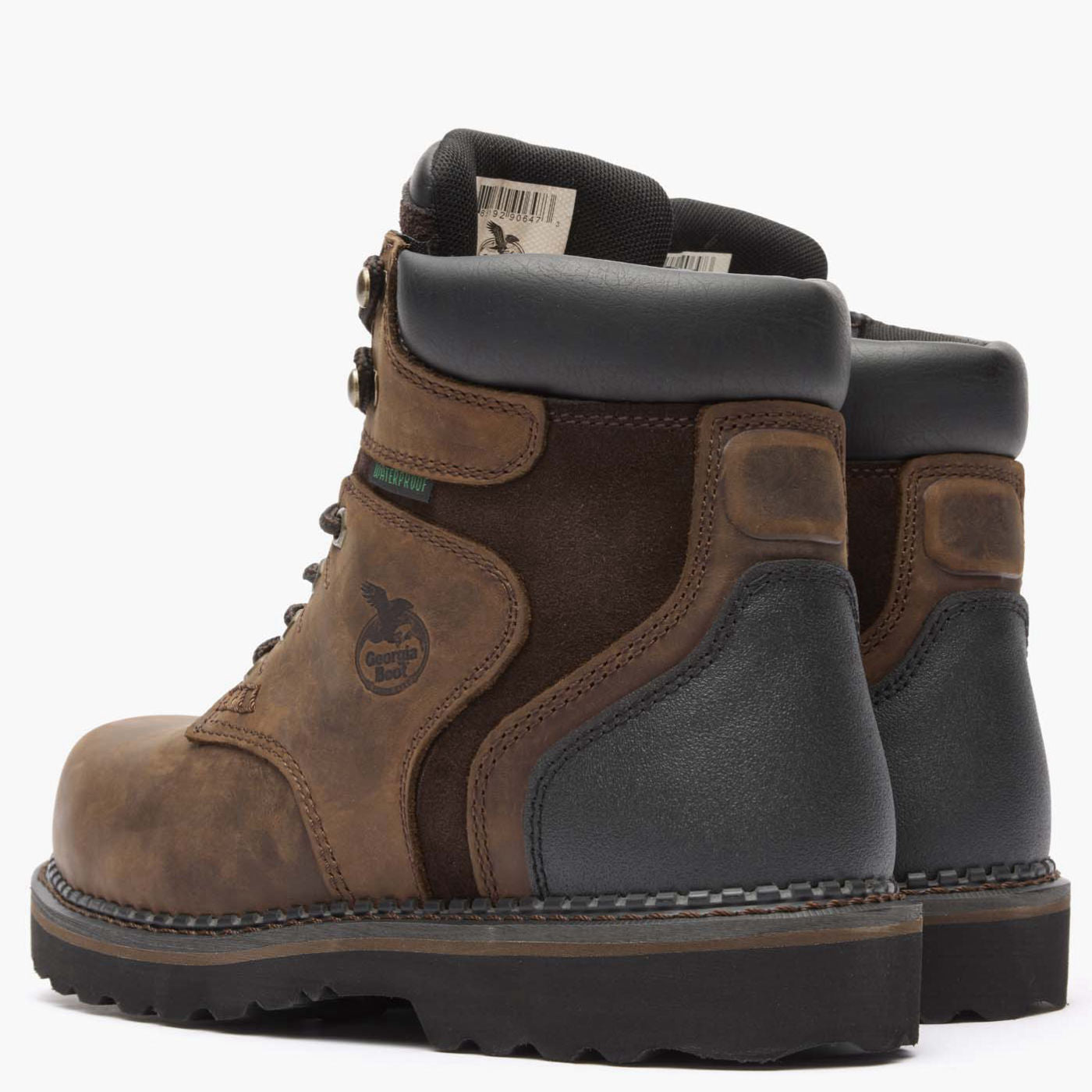 Georgia Boot Brookville Steel Toe Waterproof Work Boot - back