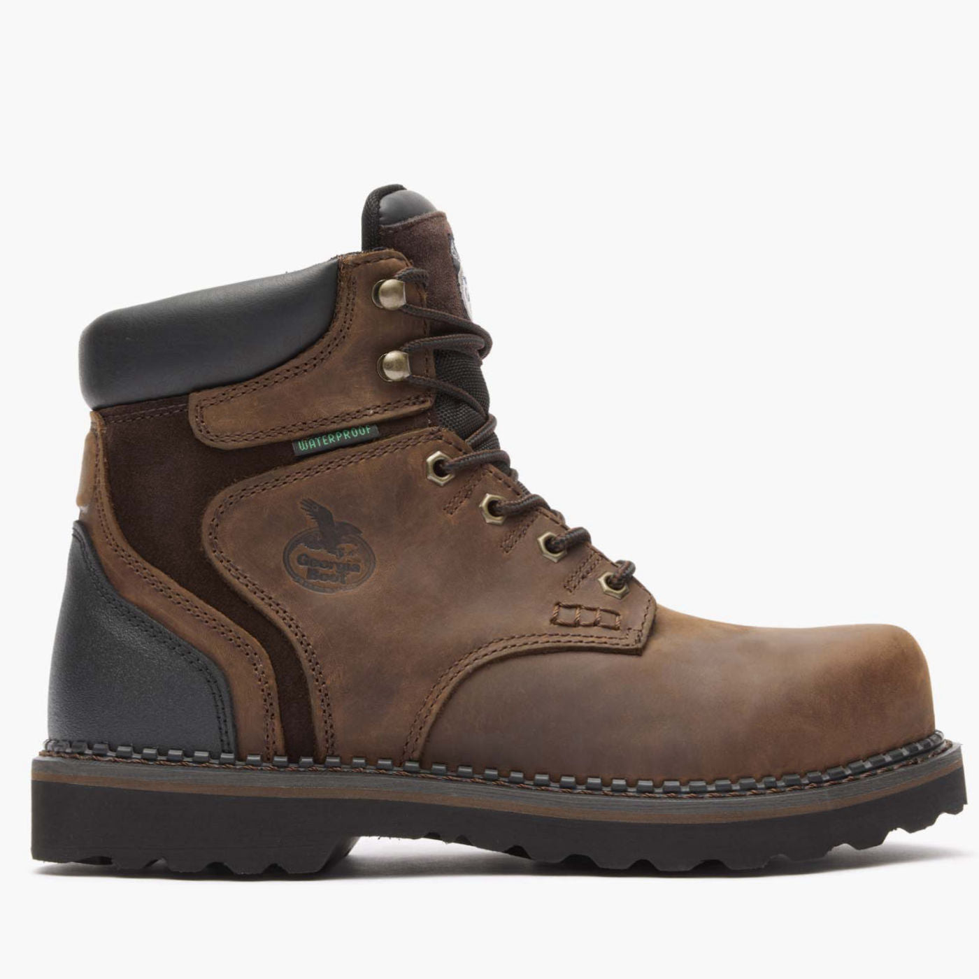 Georgia Boot Brookville Steel Toe Waterproof Work Boot - profile
