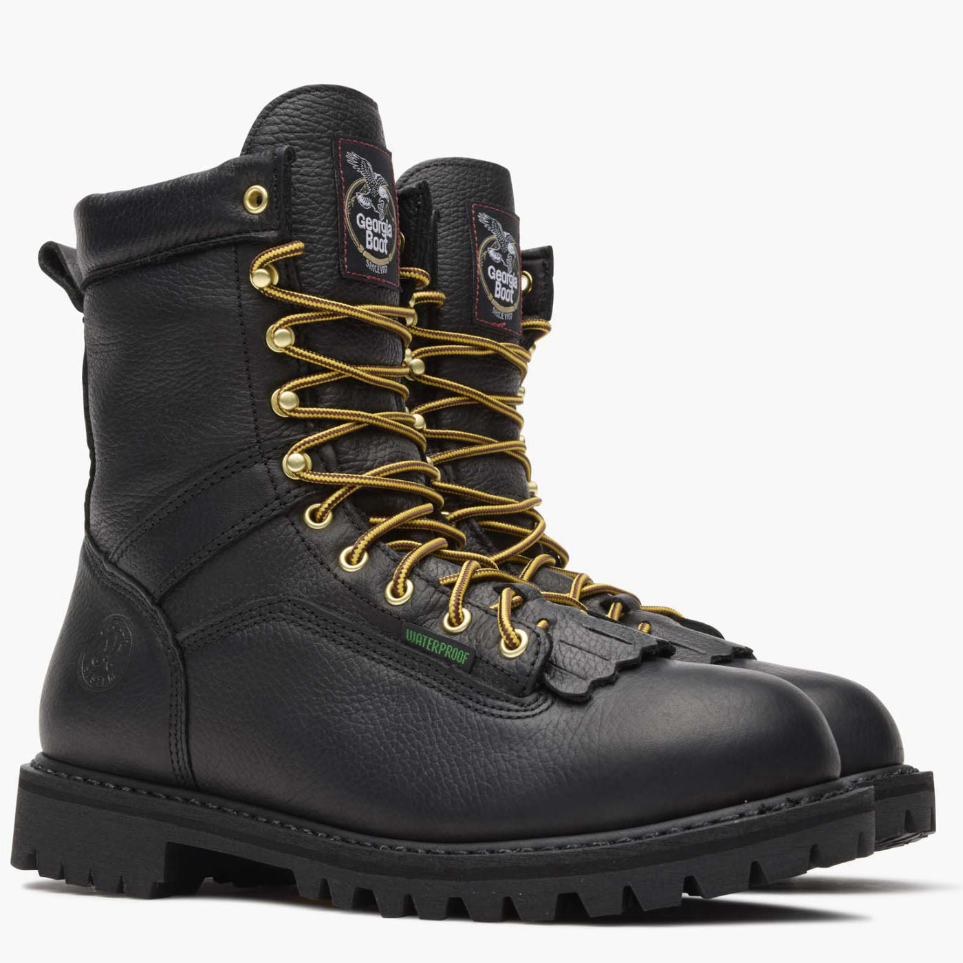 Georgia Boot Waterproof Lace-to-Toe Work Boot - 12