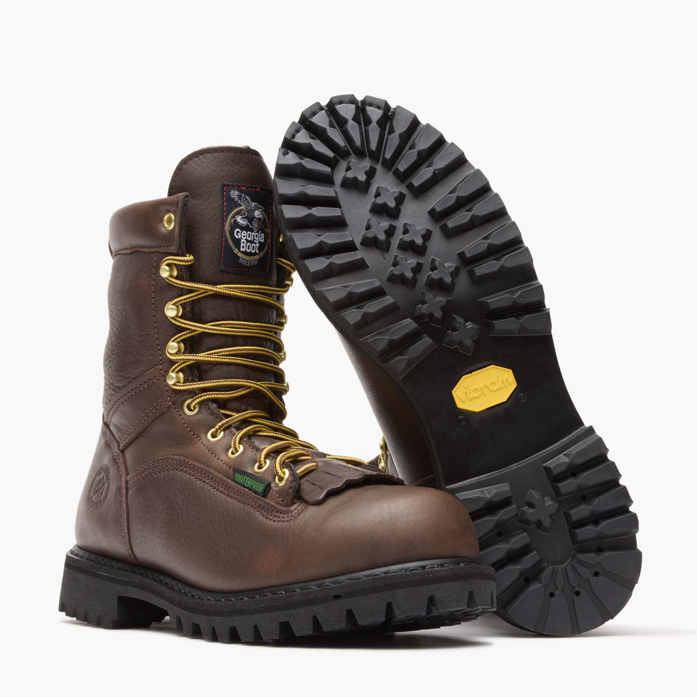 Georgia Boot Lace-to-Toe Waterproof Work Boot - outsole