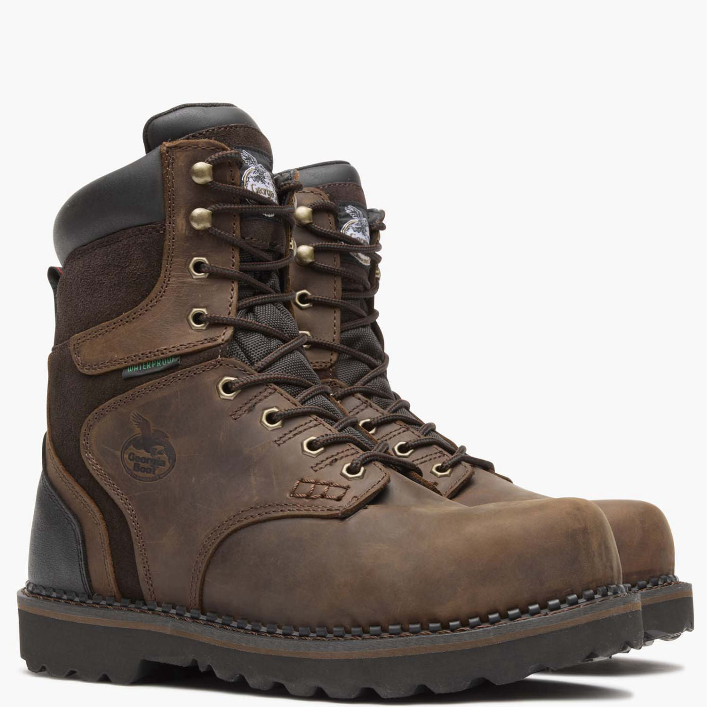 Georgia Boot Brookville Steel Toe Waterproof Work Boot - 12