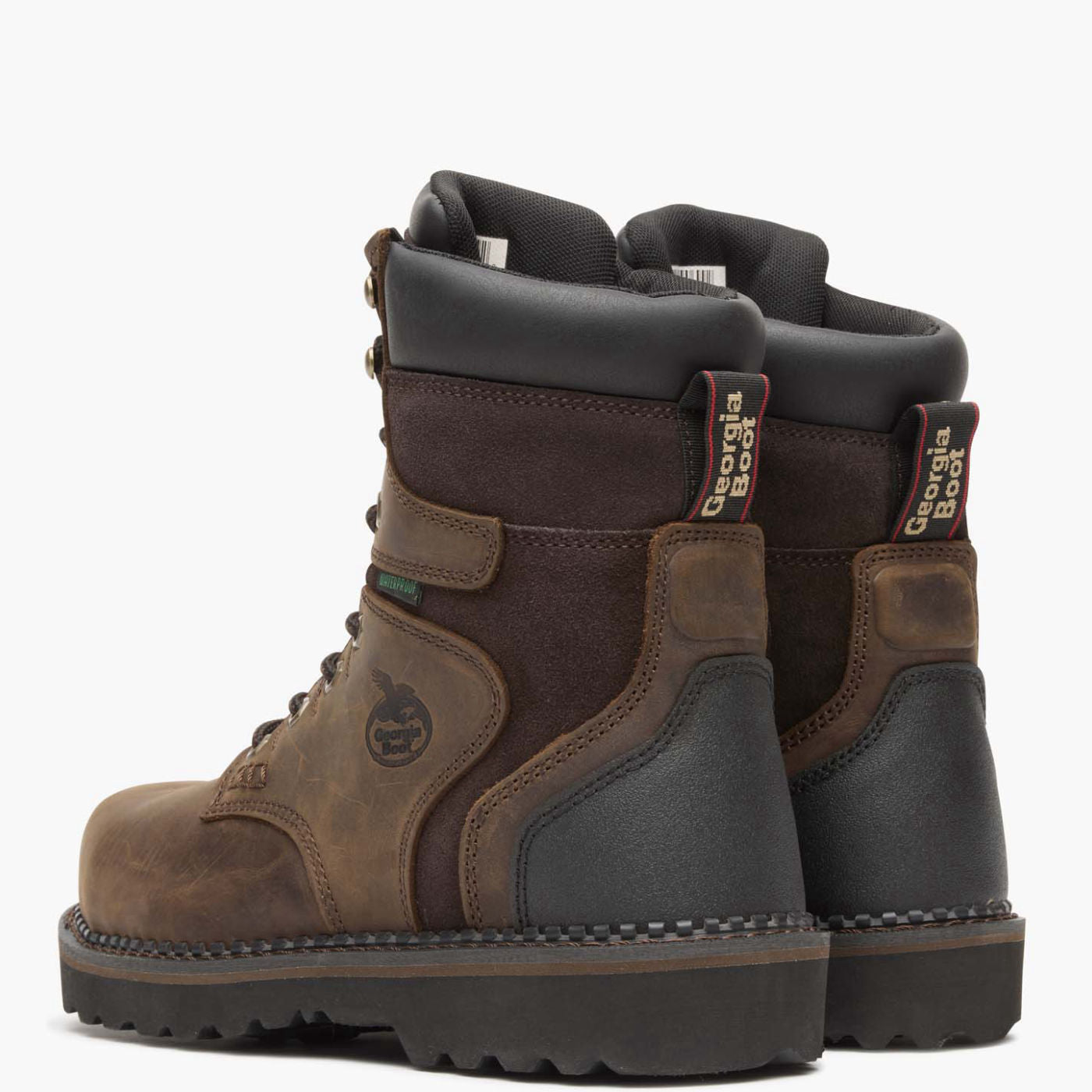 Georgia Boot Brookville Steel Toe Waterproof Work Boot - back