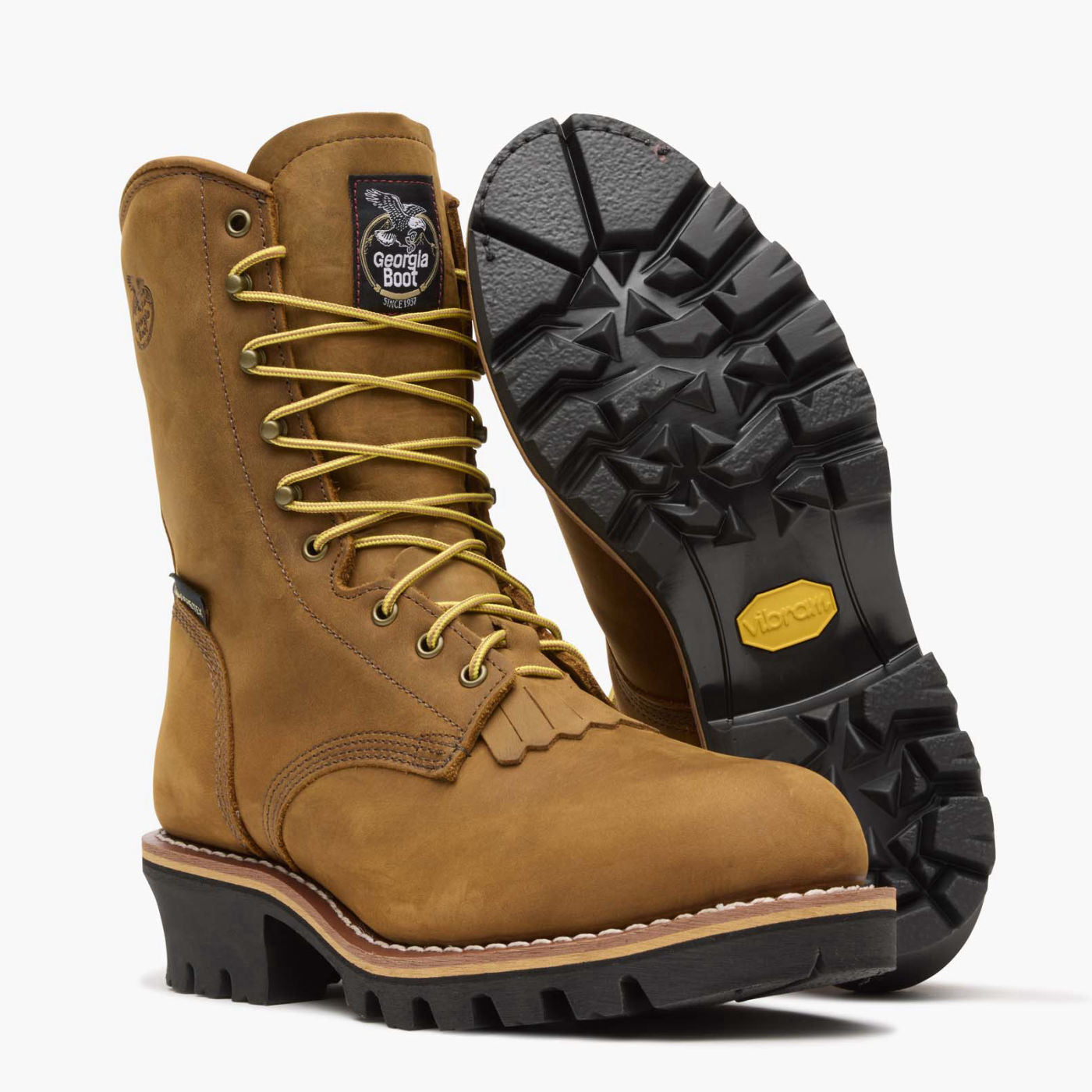 Georgia Boot Steel Toe GORE-TEX® Waterproof 400G Insulated Logger Boot - outsole