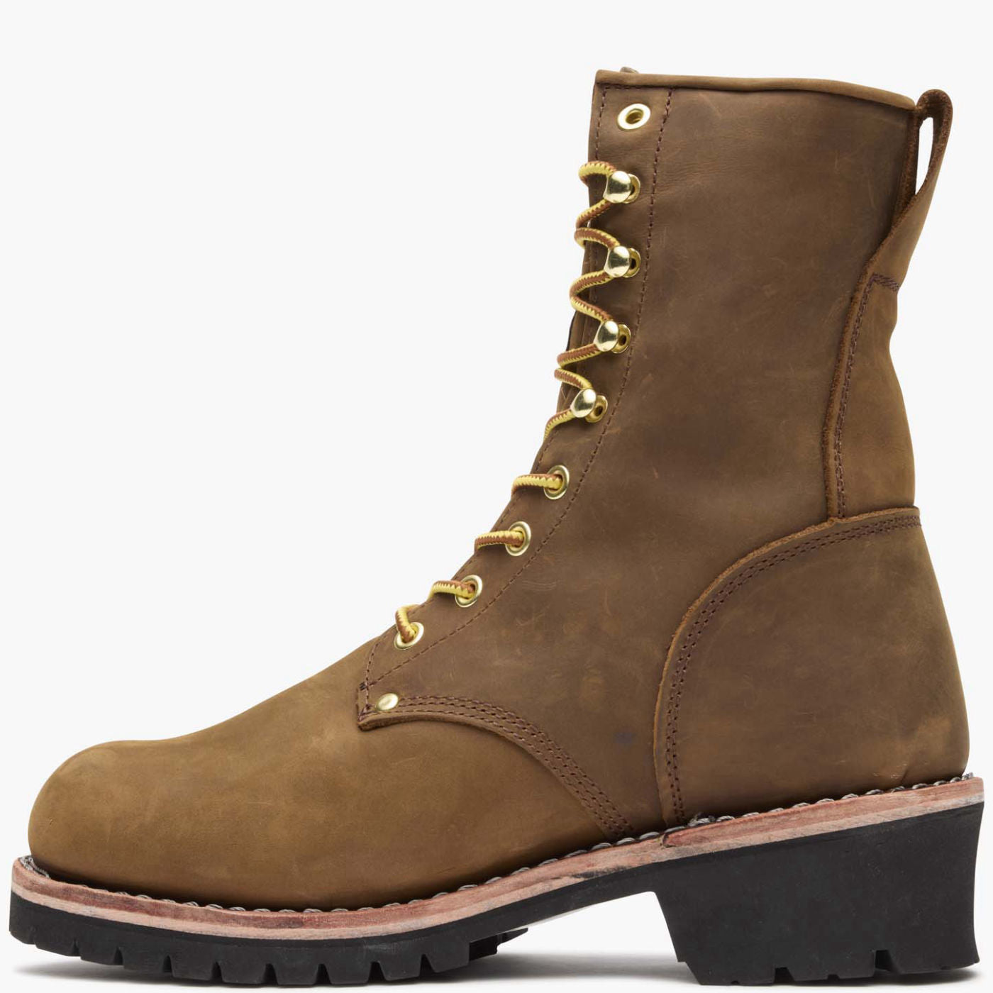 Georgia Boot Steel Toe Waterproof 400G Insulated Logger Work Boot - profile