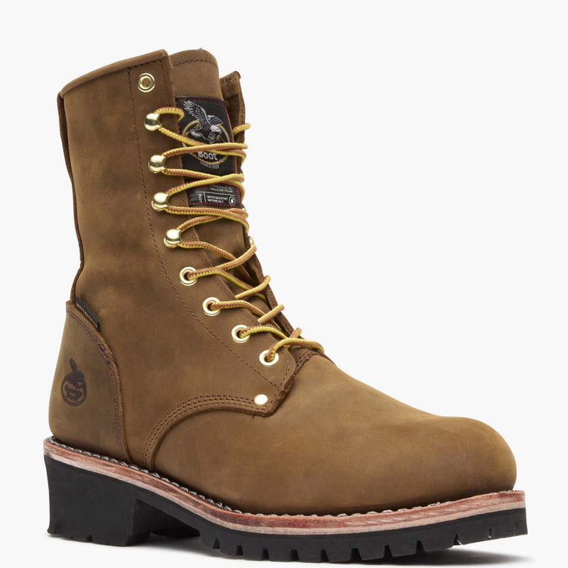Georgia Boot Steel Toe Waterproof 400G Insulated Logger Work Boot - main
