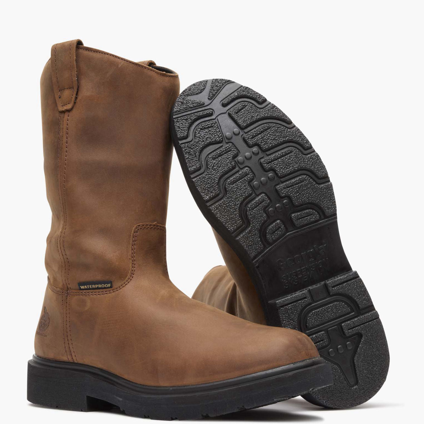 Georgia Boot Suspension System Waterproof Wellington Work Boot - outsole
