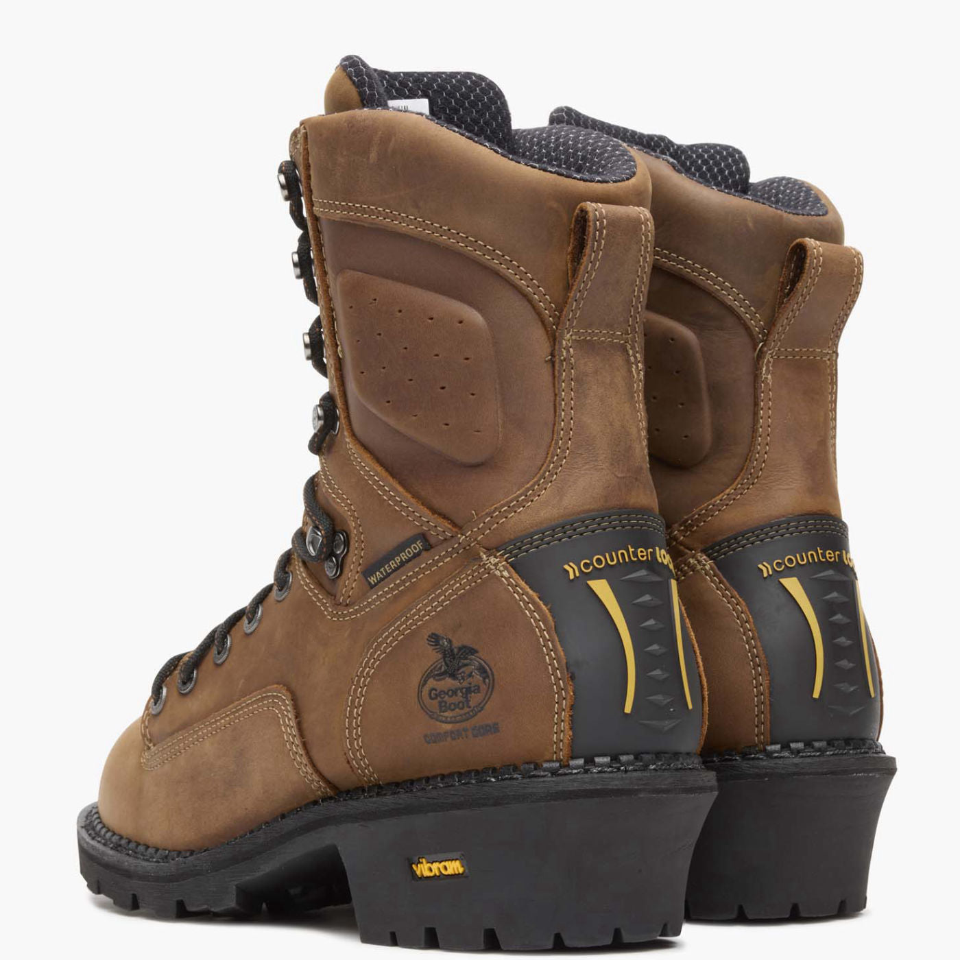 Georgia Boot Comfort Core Logger Waterproof Work Boot - back