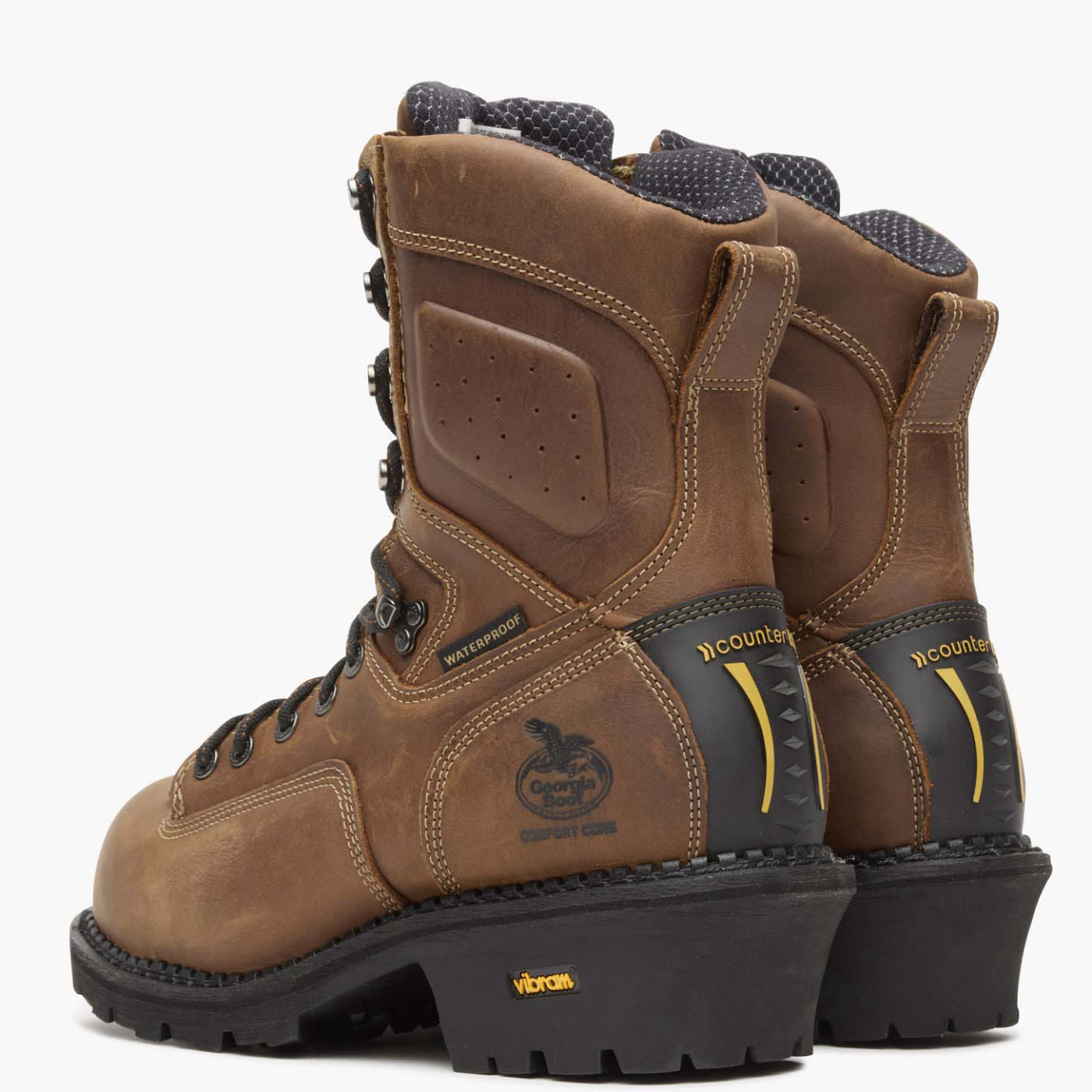 Georgia Boot Comfort Core Logger Composite Toe Waterproof Work Boot - back