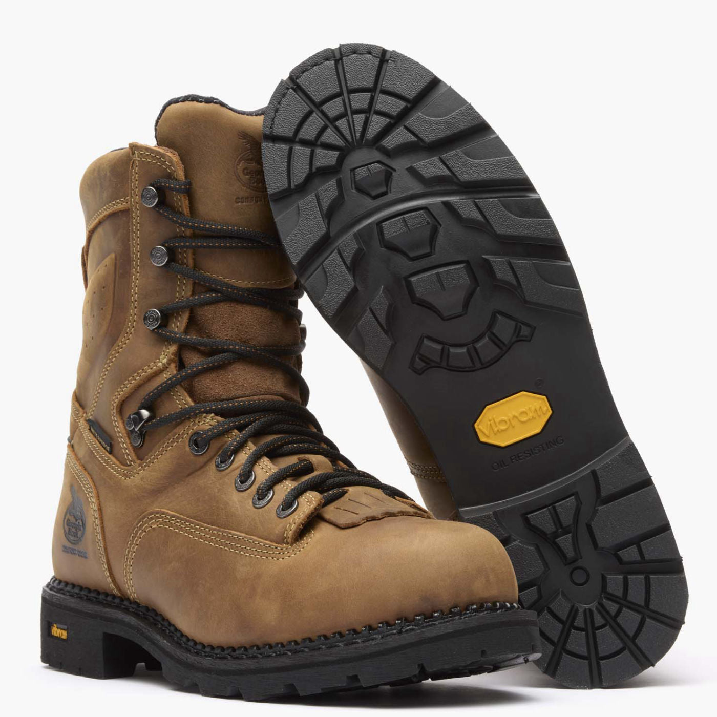 Georgia Boot Comfort Core Waterproof Low Heel Logger Work Boot - outsole