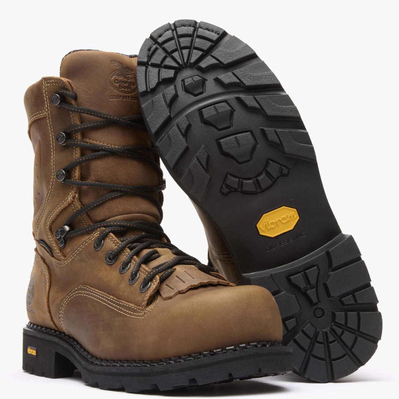 Georgia Boot Comfort Core Composite Toe Waterproof Logger Work Boot - outsole