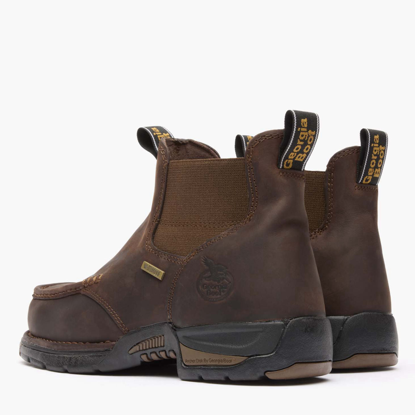 Georgia Boot Athens Chelsea Waterproof Work Boot - back