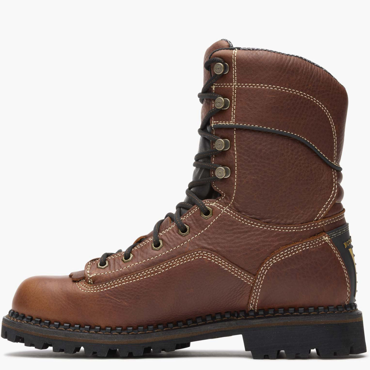 Georgia Boot AMP LT Logger Low Heel Waterproof Work Boot - profile