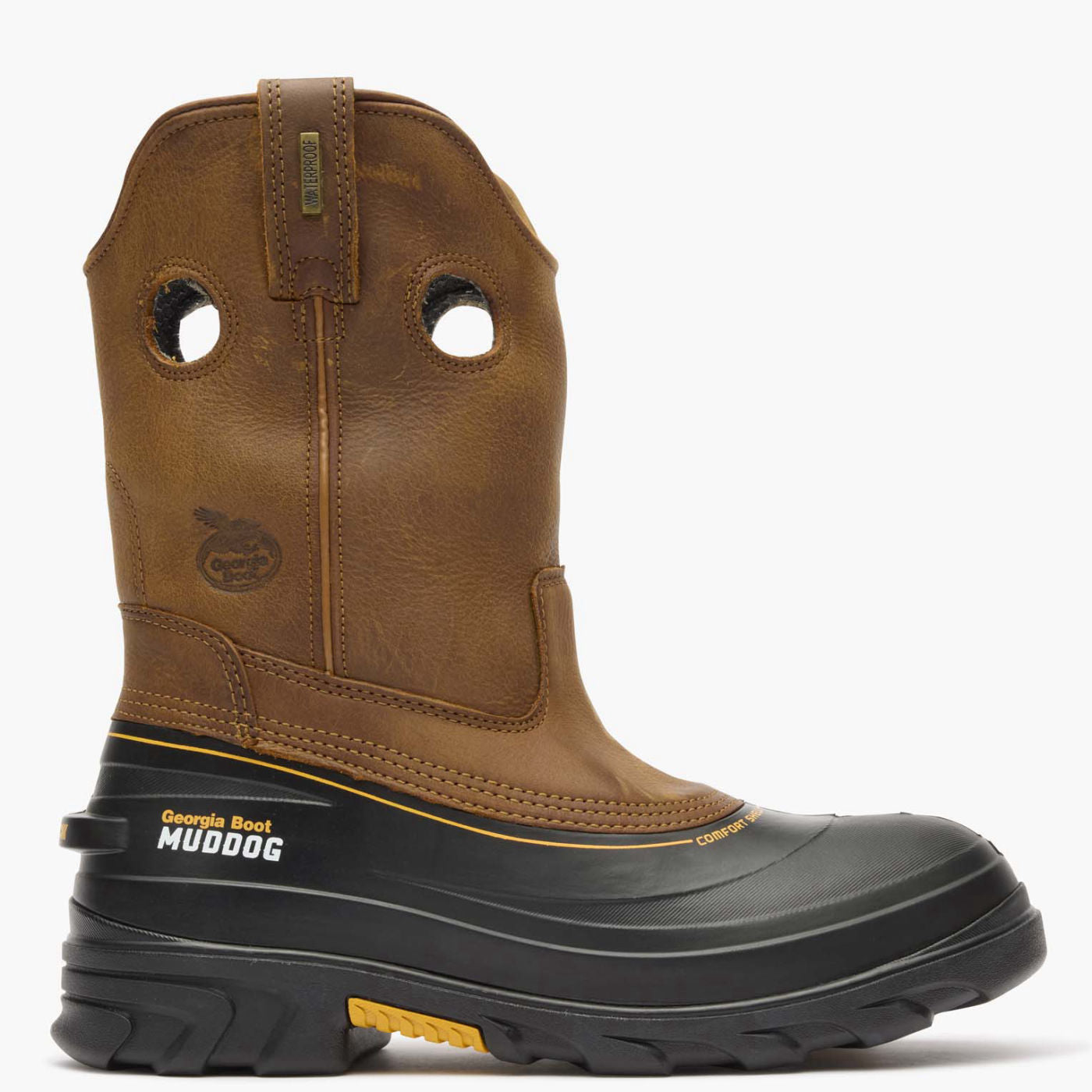 Georgia Boot Muddog Composite Toe Waterproof Work Wellington - profile