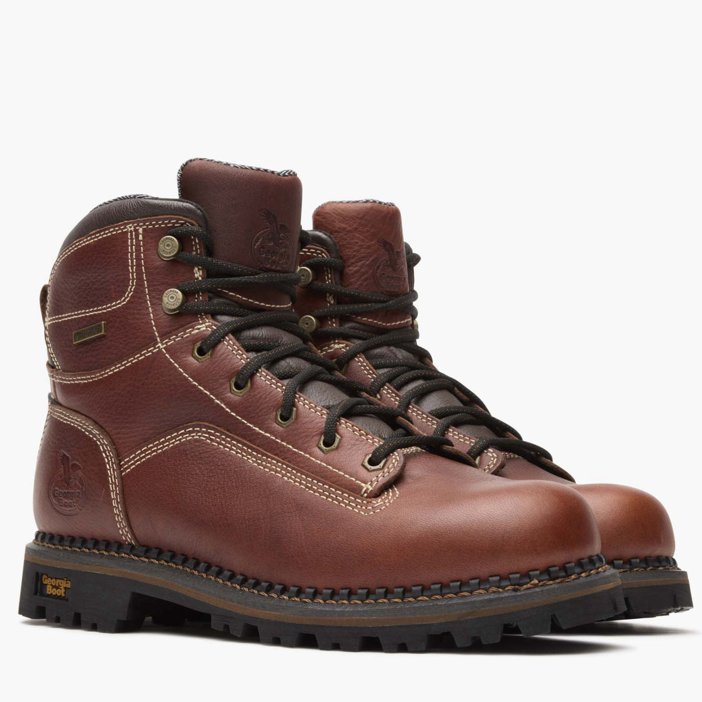 Georgia Boot AMP LT Logger Low Heel Waterproof Work Boot - 12