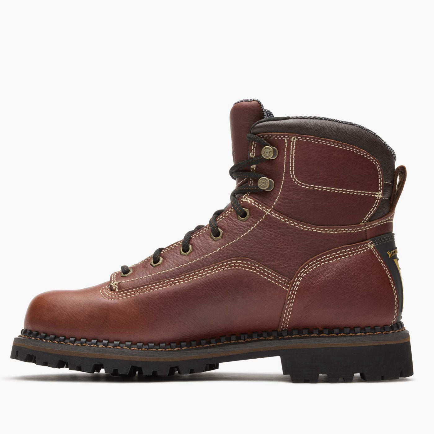 Georgia Boot AMP LT Logger Low Heel Waterproof Work Boot - profile